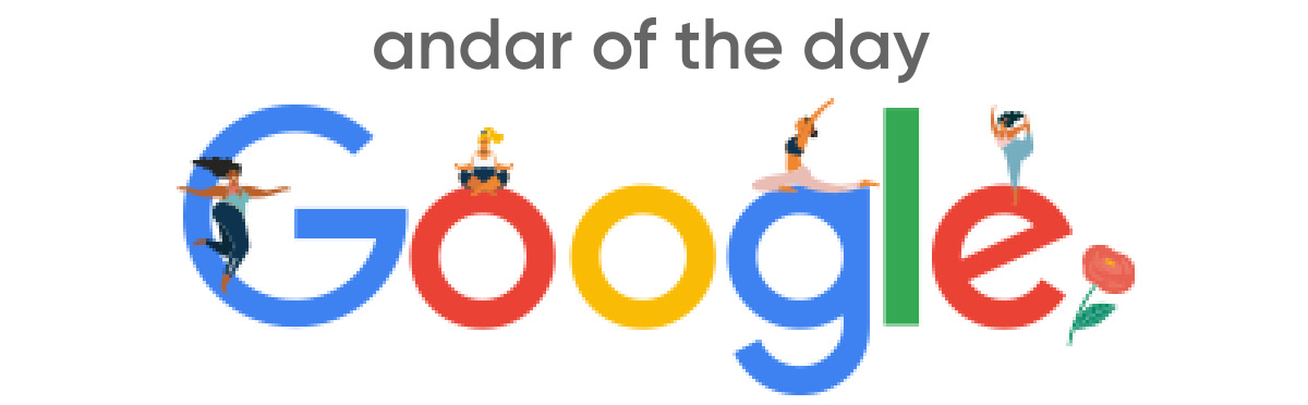 andar of the day - google